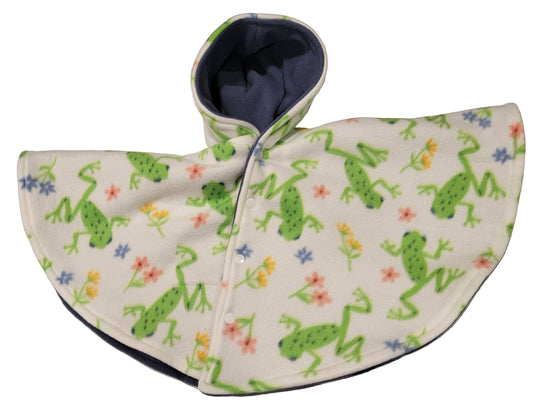 Floral Frog Car Seat Poncho