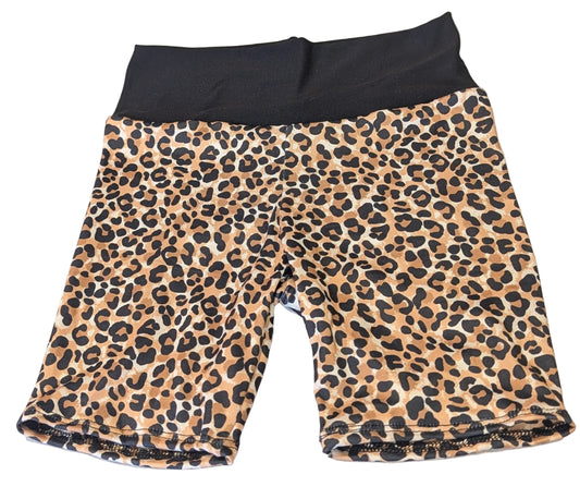 Cheetah Print Biker Shorts