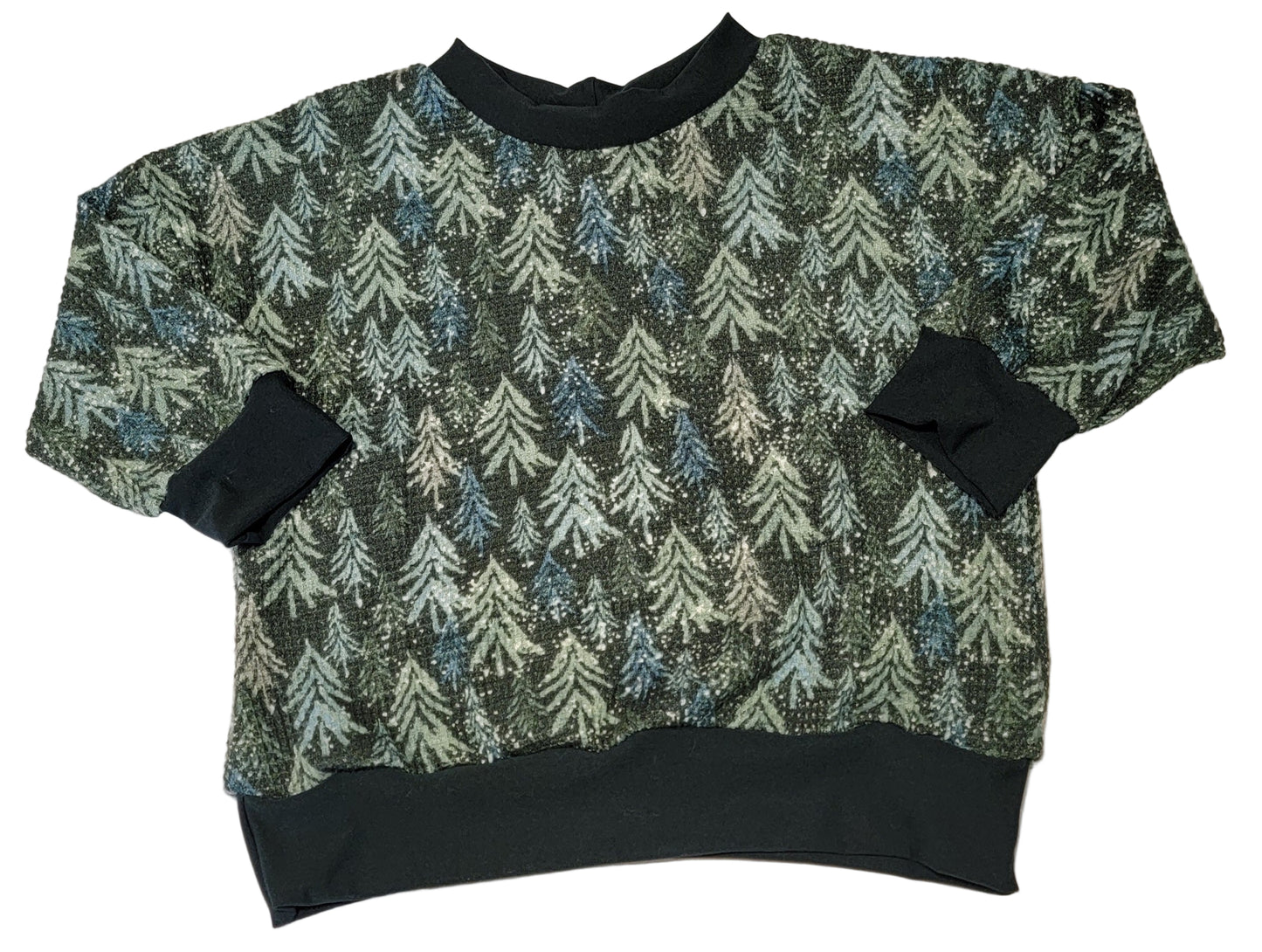 Christmas Tree Waffle Knit Sweater