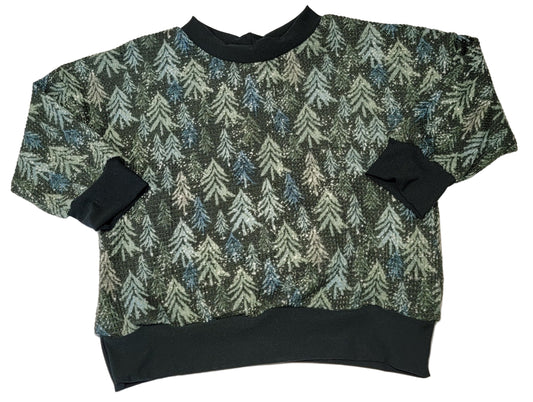 Christmas Tree Waffle Knit Sweater