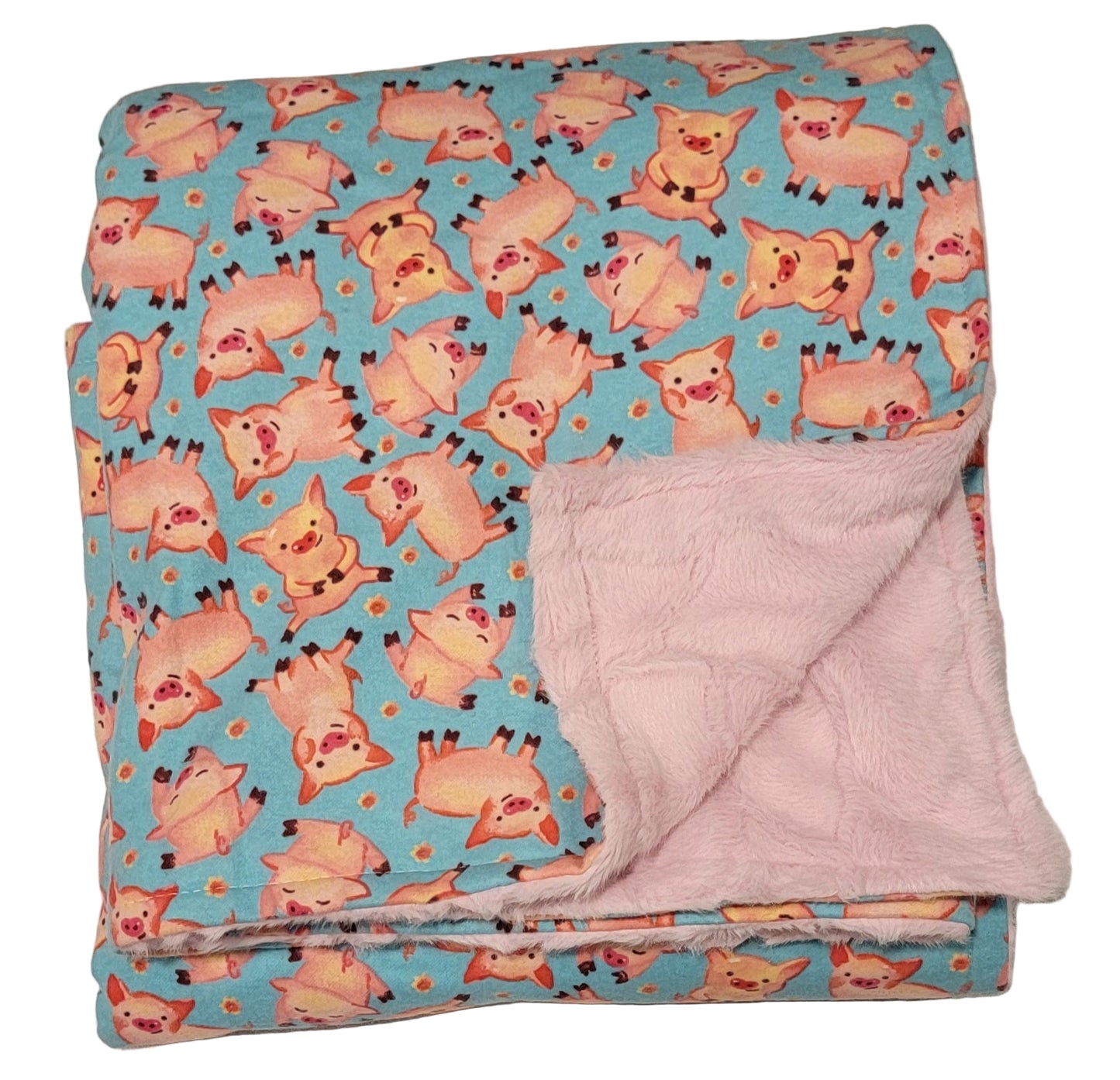 Pig Baby Minky Blanket