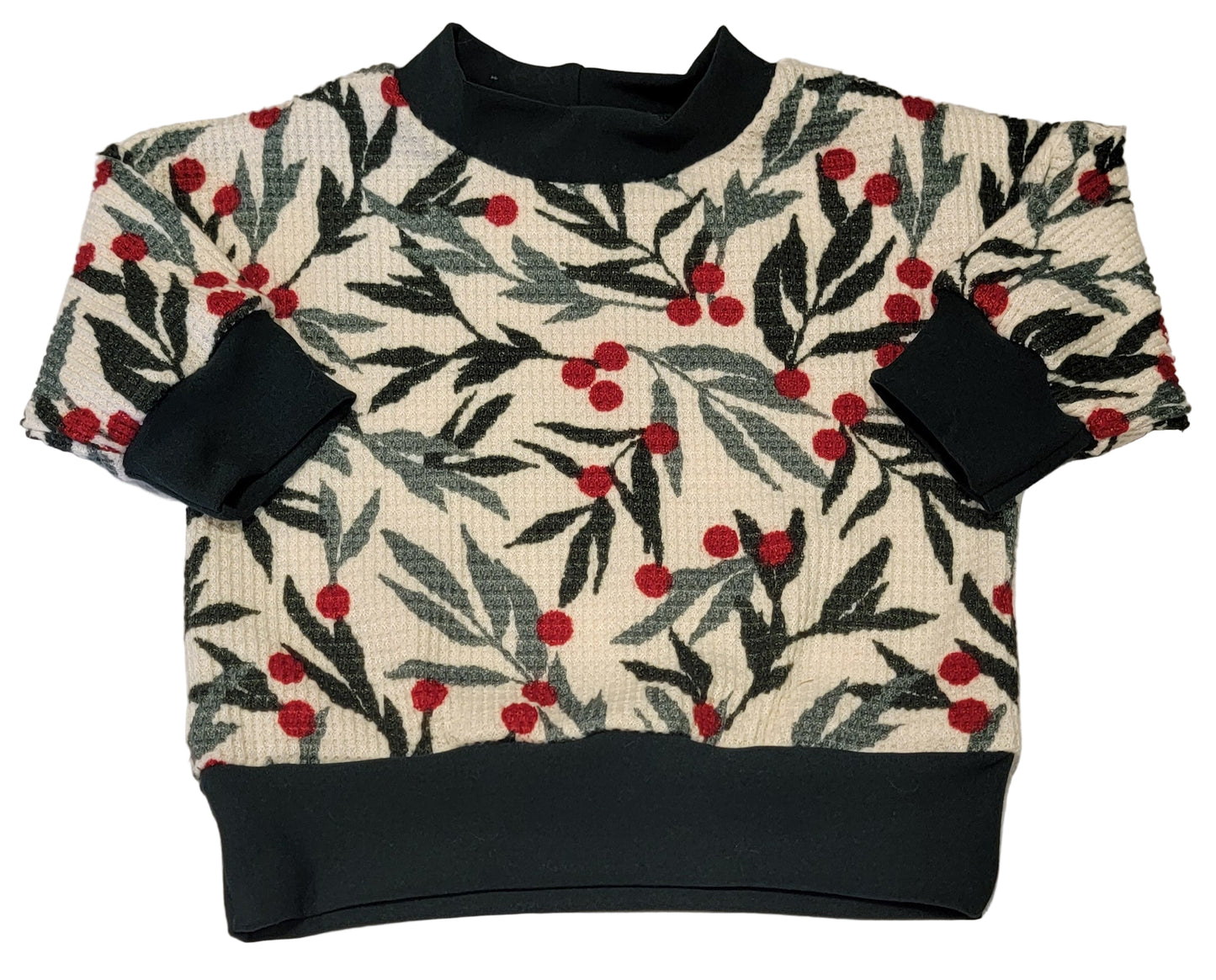 Mistletoe Waffle Knit Sweater