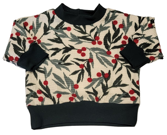 Mistletoe Waffle Knit Sweater