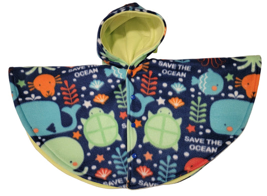 Ocean Animals Car Seat Poncho