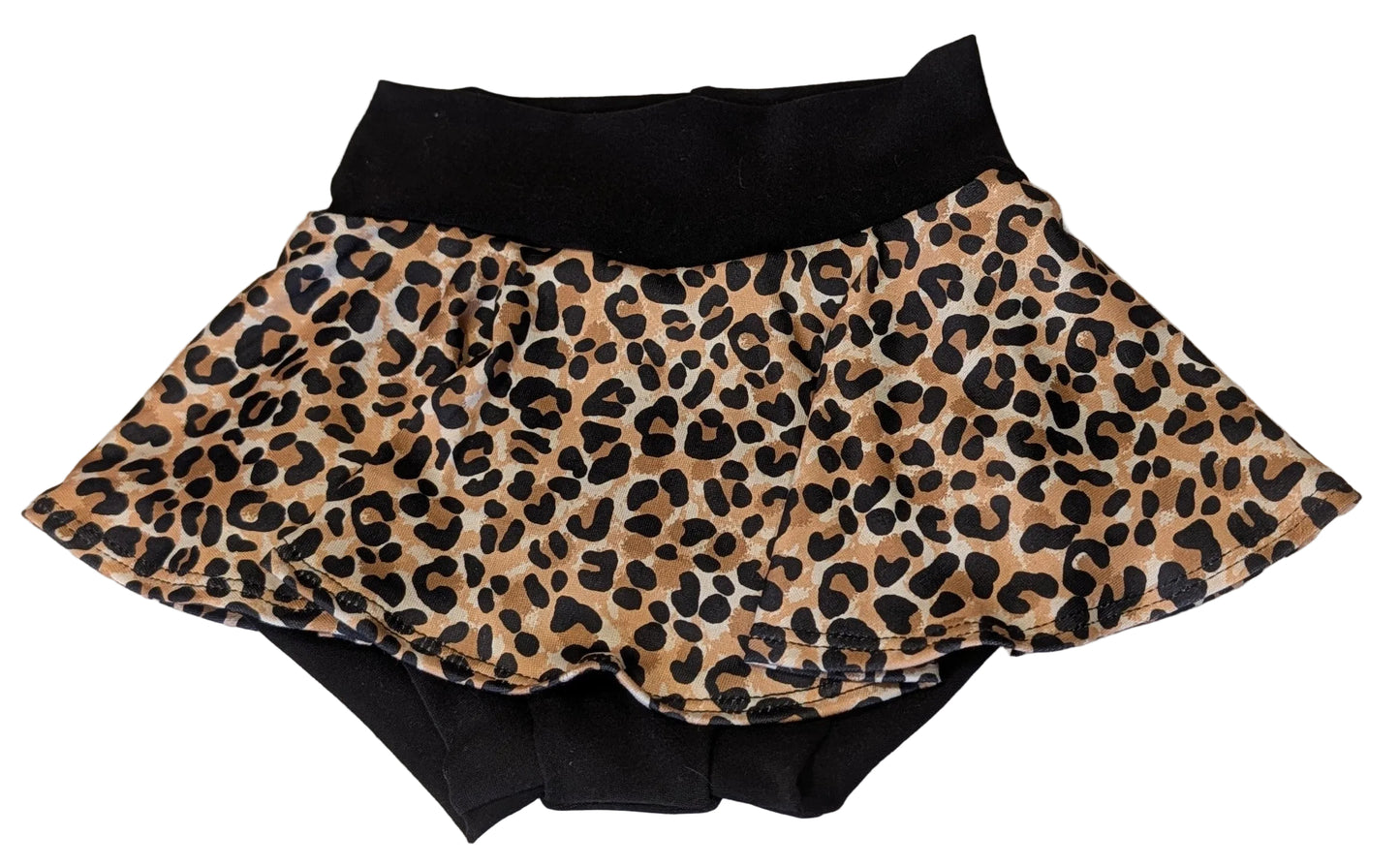 Cheetah Print Skirted Bummies