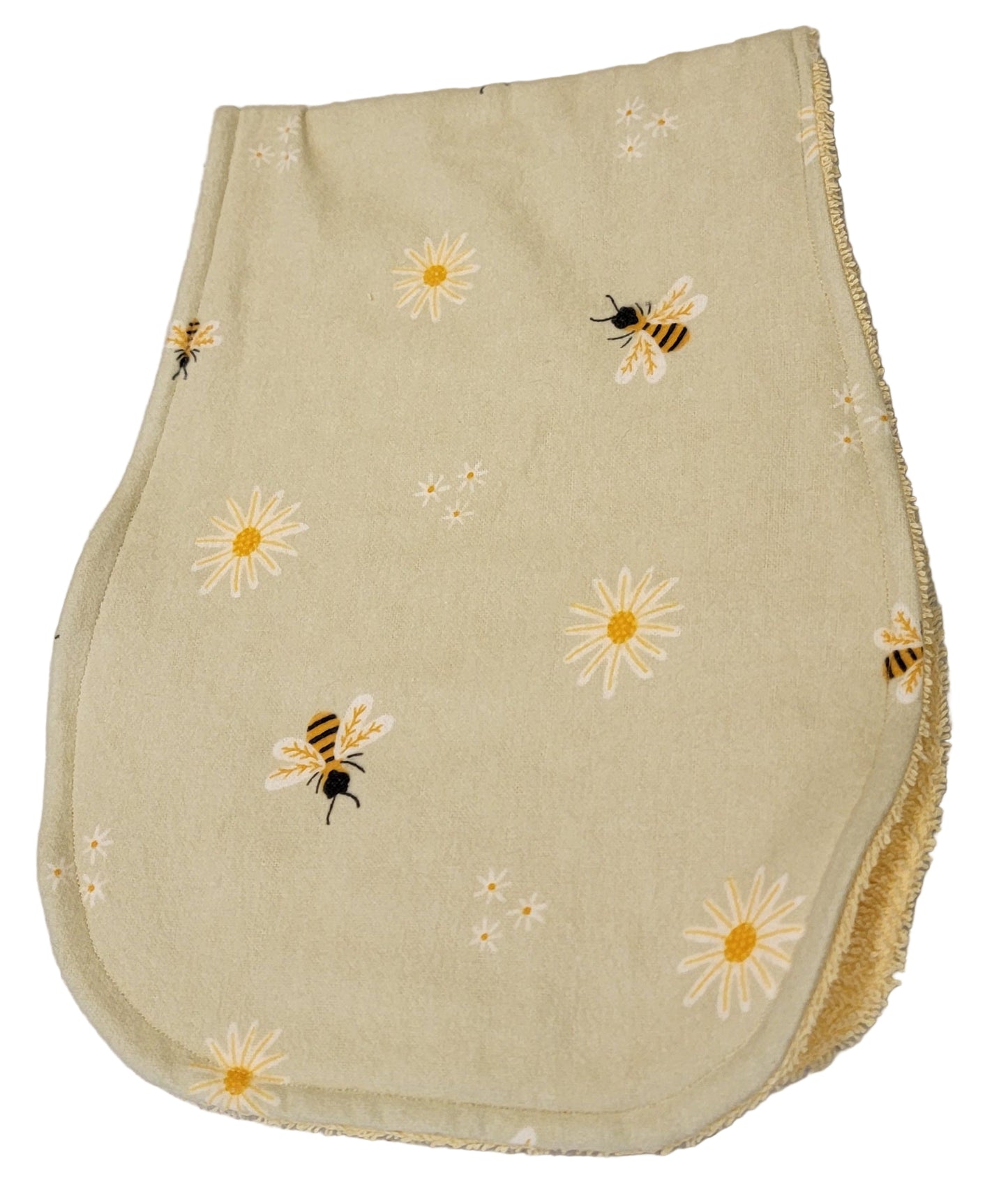 Bumblebees on Mint with Yellow Burpie