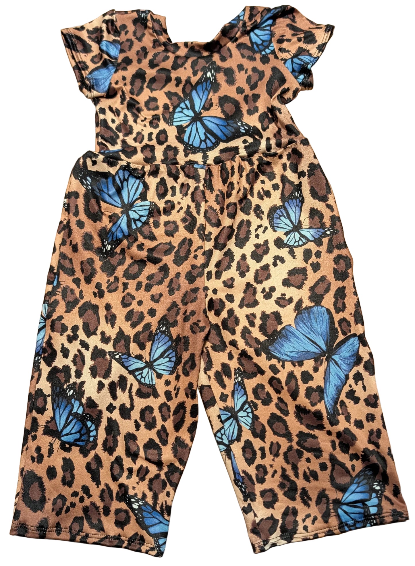 Cheetah Butterfly Jumpsuit
