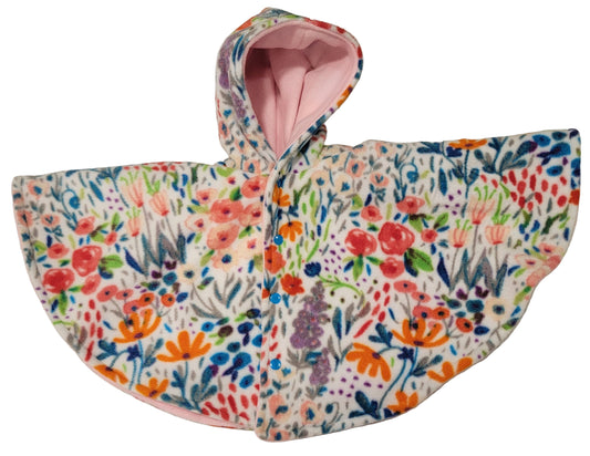 Neon Floral Car Seat Poncho