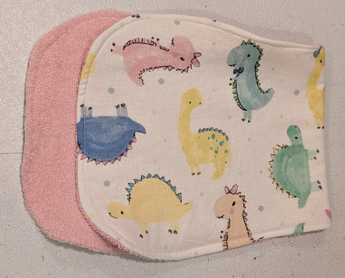 Dinosaurs with Pink Burpie
