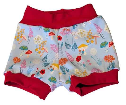 Mushroom Floral Shorts